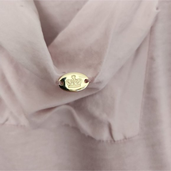 JUICY COUTURE | Sweatshirt dress ruffles blush pink sz S - Picture 4 of 6